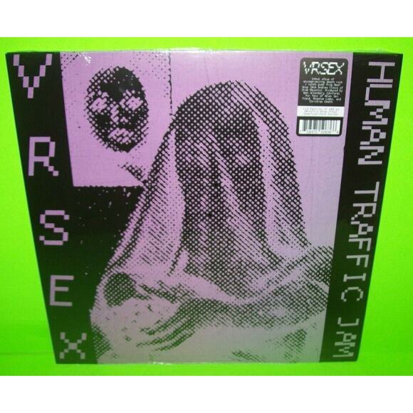 VR Sex Human Traffic Jam Vinyl LP Darkwave Gothic Metallic Blue 100 Drab Majesty - Picture 5 of 5